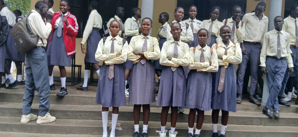 Form one students at Saint Andrews High School